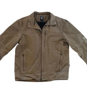 Mens KUHL fleece lined jacket size LARGE